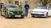 Nouvelle Peugeot 308 2021 vs Volkswagen Golf : premier duel en vidéo