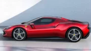 Ferrari 296 GTB 2022 : Un V6 Bi-Turbo hybride de 830 ch et 25 km en mode full électrique