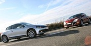 Essai VW Scirocco vs Renault Mégane Coupé : Rencontre au sommet !