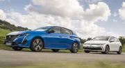 Essai comparatif : la Peugeot 308 hybride défie la Volkswagen Golf GTE