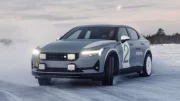 Polestar teste une voiture de rallye unique dans la neige !