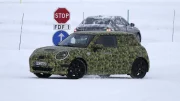 Ce prototype surpris dans la neige pourrait être la future Mini Cooper S électrique