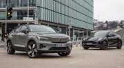 Essai Tesla Model Y VS Volvo C40 : confrontation sur prise