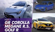 La Toyota GR Corolla face aux Renault Mégane RS et Volkswagen Golf R