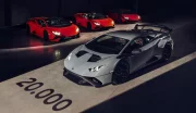 Lamborghini a produit 20 000 exemplaires de la Huracan