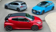 Essai comparatif Toyota GR Yaris, VW Golf GTI Clubsport et Audi RS 3 : les petites sportives au meilleur de leur forme !