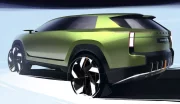 Skoda Vision 7S Concept 2022 : Premiers dessins du futur SUV familial électrique
