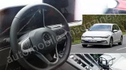Volkswagen Golf 8 : premières photos de la compacte restylée et du nouvel écran multimédia
