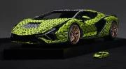 La Lamborghini Sian Lego à taille réelle au Mondial de Paris 2022