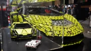 Le stand Lego et sa Lamborghini Sian au Mondial de Paris 2022