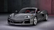 Corvette E-Ray (2023) : des illustrations de la sportive hybride publiées par erreur