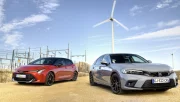 Essai nouvelle Honda Civic vs Toyota Corolla : match d'hybrides