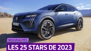 Nouveautés auto : les 30 stars incontournables de 2023