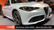 Alfa Romeo Giulia et Stelvio restylés, en direct du Salon de Bruxelles 2023