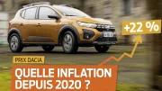 Dacia Sandero, Duster, Spring, Jogger : quelle hausse de prix depuis 2020 ?