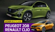 Peugeot 208 vs Renault Clio (2023) : premier match pour les citadines restylées