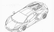 Lamborghini Aventador : fuite de brevets et d'illustrations de sa remplaçante à V12 électrifié
