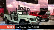 Jeep Wrangler, la version restylée en direct du salon de New York 2023