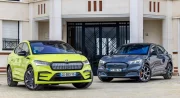 Comparatif Skoda Enyaq iV Coupé RS vs Ford Mustang Mach-e AWD Extended Range : croisements de genres