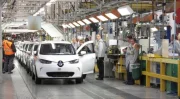 La production de Renault Zoé de l'usine de Flins à l'arrêt