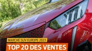 Quels sont les SUV les plus vendus en Europe en 2023 ?