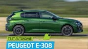 Essai Peugeot e-308 : le test vérité sur l'autonomie de la 308 électrique