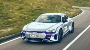 Audi RS e-tron GT Ice Race Edition (2023) : la berline électrique sportive adopte une livrée glaciale