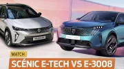 Nouveau Peugeot E-3008 vs Renault Scénic E-Tech, premier match pour les SUV électriques