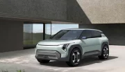 Kia EV3 Concept : champignons et tricot à l'intérieur