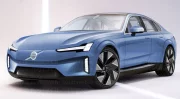 Future Volvo ES60 : première image d'une berline 100% électrique attendue en 2026