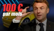 Emmanuel Macron annonce le lancement du leasing à 100 € par mois pour les voitures électriques