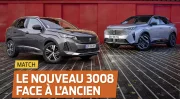 Match : le nouveau Peugeot 3008 défie son prédécesseur
