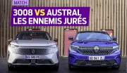 Nouveau Peugeot 3008 (2024) contre Renault Austral : les ennemis jurés ?