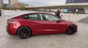 Ceci serait la nouvelle Tesla Model 3 "Plaid"
