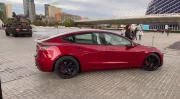 la future Tesla Model 3 Performance débusquée en Espagne