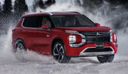 Mitsubishi Outlander (2024) : 1er test du SUV 4x4 hybride sur la neige