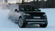 Le Range Rover Electric fait son apparition dans le grand froid