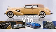 Moteur V16, une longue tradition des Cadillac des années 1930 à la Bugatti Tourbillon de 2024 !