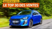 Le top 30 des voitures neuves les plus vendues en France au 1er semestre 2024