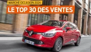 Voitures d'occasion : le top 30 des ventes 2024