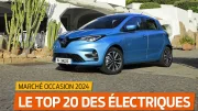 Le Top 20 des voitures électriques d'occasion les plus vendues en 2024