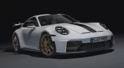 La nouvelle Porsche 911 GT3 restylée résiste du mieux qu'elle peut