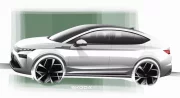 Le Skoda Enyaq bientôt restylé : voici les esquisses officielles