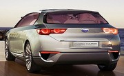 Concept Subaru hybride : 2 immenses portières et 2 petits moteurs électriques