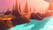 Over The Hill est le nouveau jeu de franchissement minimaliste des créateurs d'Art of Rally