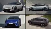 Kia Ev4 2025 : Les premières photos de la compacte électrique aux deux variantes de carrosserie