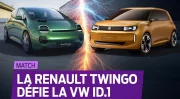 Volkswagen ID.1 vs Renault Twingo : le match des citadines électriques à 20 000 €