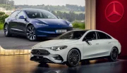 Nouvelle Mercedes CLA contre Tesla Model 3 : le premier match