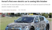 La Ferrari électrique ne veut finalement pas se montrer tout de suite