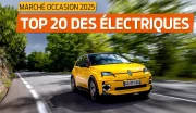 Top 20 des voitures électriques d'occasion les plus vendues en France en 2025